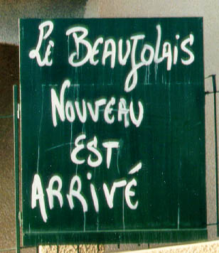 Le Beaujolais nouveau est arriv&eacute;